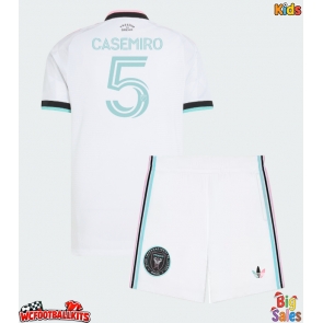 Inter Miami Casemiro #5 Replica Third Stadium Kit for Kids 2026-27 Short Sleeve (+ pants)